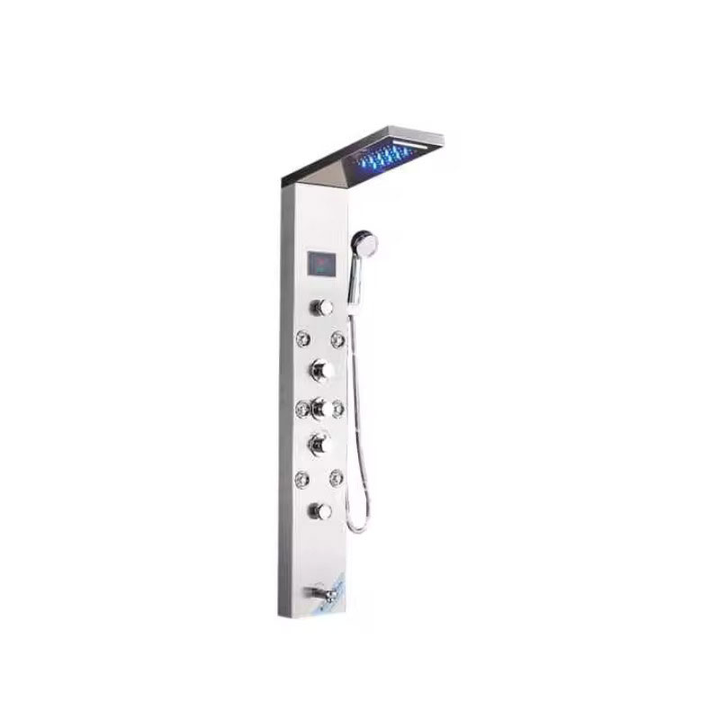 Multifunction digital display shower panel