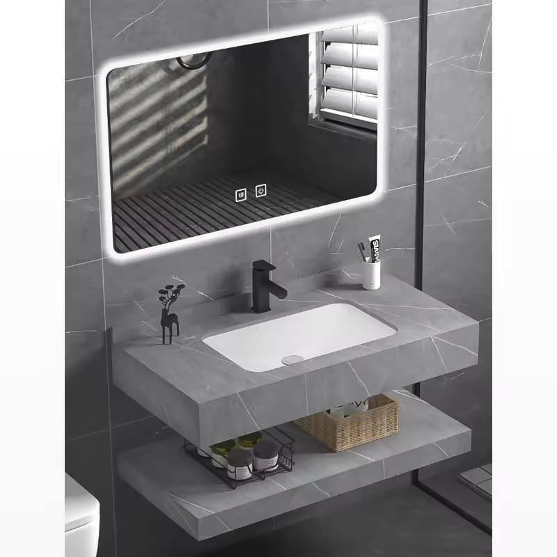 Double-layer wall hung hugasan basin