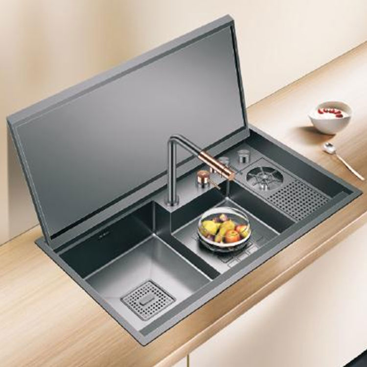 Smart flip-top sink Nakatagong Kitchen Sink